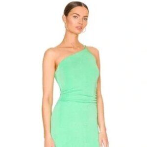 Significant Other Bella One-Shoulder Dress. Green. US Size 4